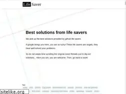 Sites similar to lifesaver.codes