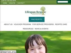 Sites similar to lifespanrespitewa.org