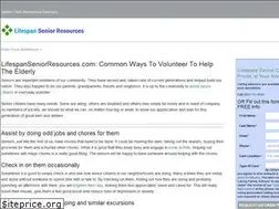 Sites similar to lifespanseniorresources.com