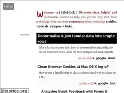 Sites similar to lifestack.io