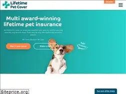Sites similar to lifetimepetcover.co.uk