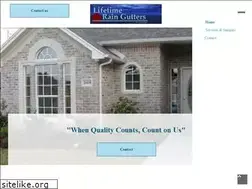 Sites similar to lifetimeraingutter.com