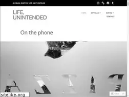 Sites similar to lifeunintended.com
