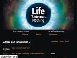 Sites similar to lifeuniversenothing.org