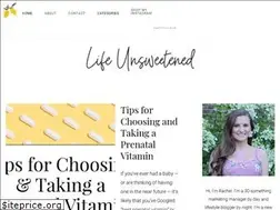 Sites similar to lifeunsweetened.com