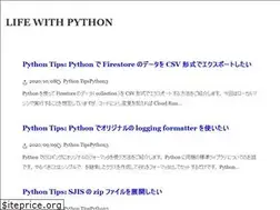 Sites similar to lifewithpython.com