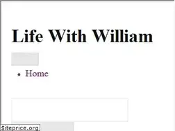 Sites similar to lifewithwilliam.com