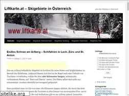 Sites similar to liftkarte.at