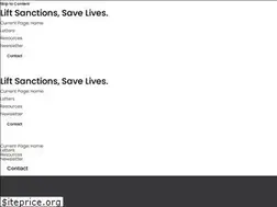 Sites similar to liftsanctionssavelives.org