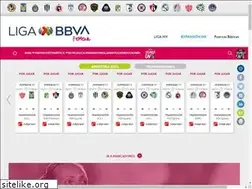 Sites similar to ligabbvafemenil.mx