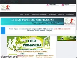 Sites similar to ligasfutbolsiete.com