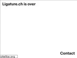 Sites similar to ligature.ch