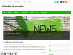 Sites similar to light-padded-full-coverage-bra.blogspot.com