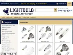 Sites similar to lightbulbandballastsupply.com