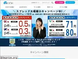 Sites similar to lightfx.jp