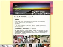 Sites similar to lightinafrica-deutschland.de