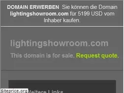 Sites similar to lightingshowroom.com