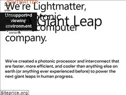 Sites similar to lightmatter.co