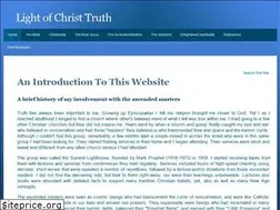 Sites similar to lightofchristtruth.com