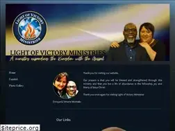 Sites similar to lightofvictoryministries.org