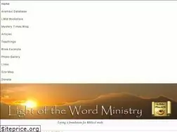 Sites similar to lightofword.org