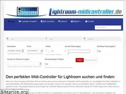 Sites similar to lightroom-midicontroller.de