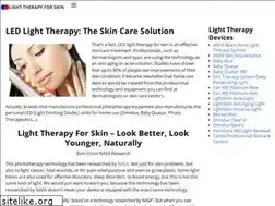 Sites similar to lighttherapyforskin.com