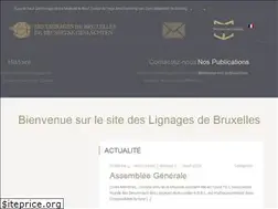 Sites similar to lignagesdebruxelles.be