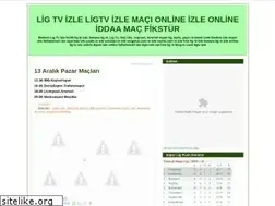 Sites similar to ligtv-maclari-izle.blogspot.com