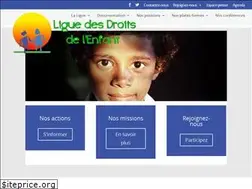 Sites similar to liguedroitsenfant.be