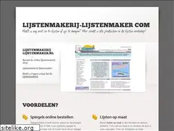 Sites similar to lijstenmakerijwimvandelooij.nl