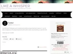 Sites similar to likeawhisper.wordpress.com
