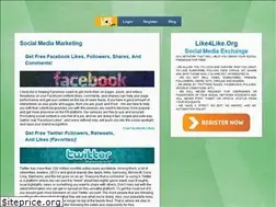 Sites similar to likeforlike.club