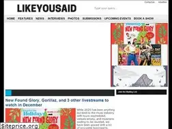 Sites similar to likeyousaid.com