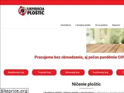 Sites similar to likvidaciaplostic.sk