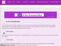 Sites similar to lilakozmetika.hu