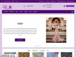 Sites similar to lili-tkani.com.ua