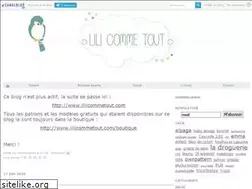 Sites similar to lilicommetout.canalblog.com