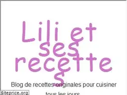 Sites similar to lilietsesrecettes.com