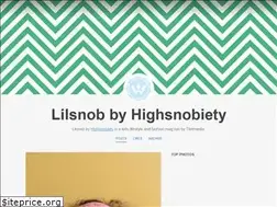 Sites similar to lilsnob.com