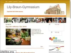 Sites similar to lily-braun-oberschule.de