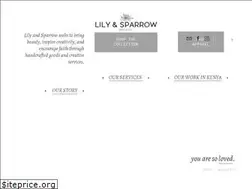 Sites similar to lilyandsparrowdesign.com