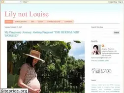 Sites similar to lilynotlouise.blogspot.com