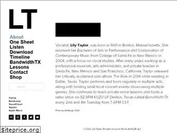 Sites similar to lilytaylormusic.com