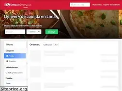 Sites similar to limadelivery.info
