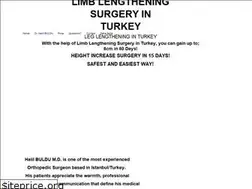 Sites similar to limblengtheningsurgery.istanbul