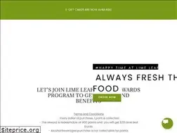Sites similar to limeleafcuisine.com