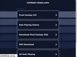 Sites similar to limited-chaos.com