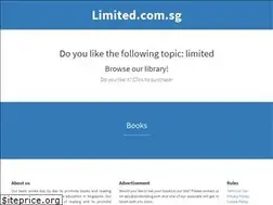 Sites similar to limited.com.sg