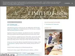Sites similar to limitededitionproject.blogspot.com